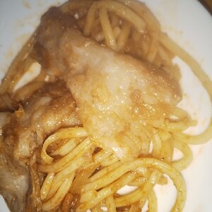 レンジで時短★もやしと豚肉のソース焼きそば